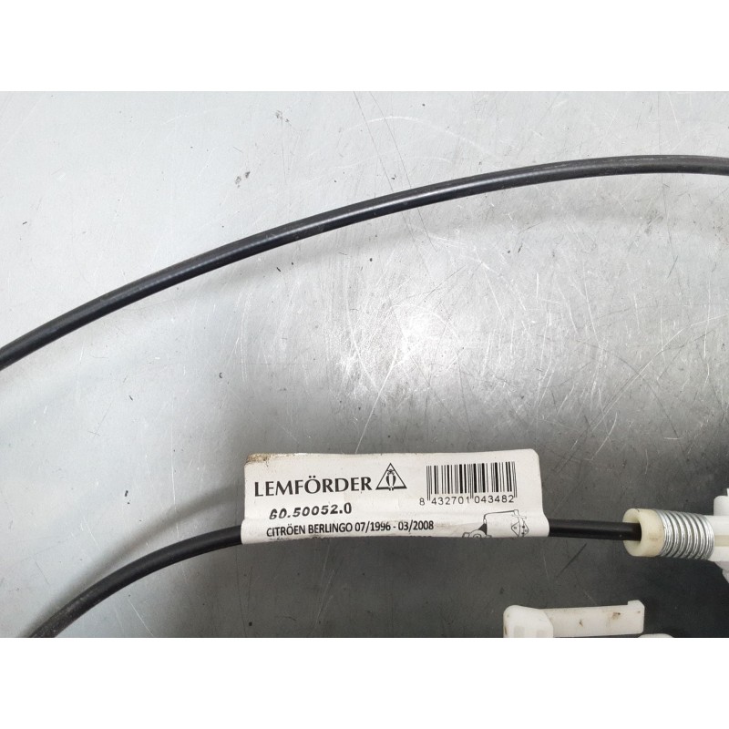 Recambio de elevalunas electrico delantero derecho para citroën berlingo / berlingo first monospace (mf_, gjk_, gfk_) 1.6 hdi 90