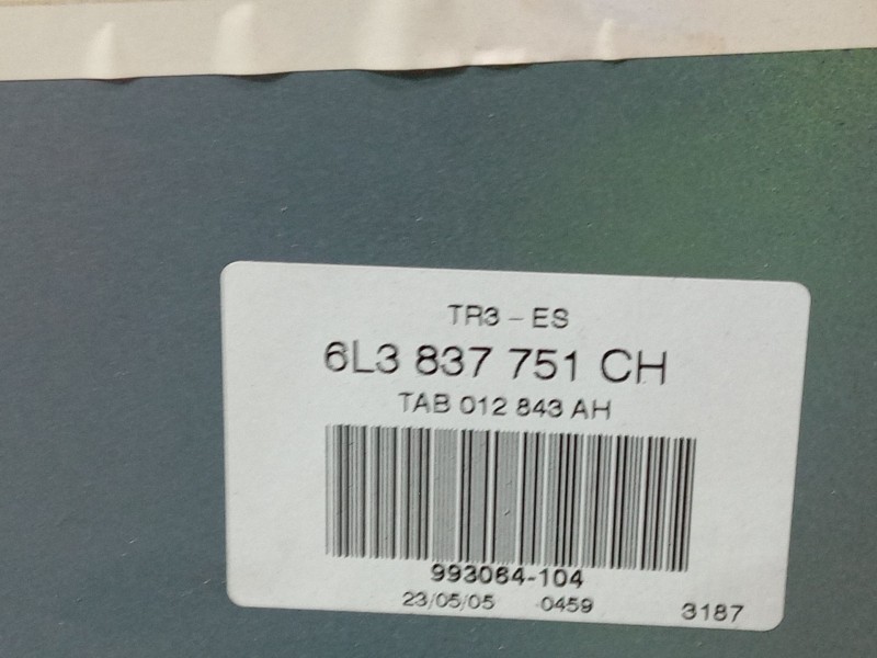 Recambio de elevalunas electrico izquierdo 3p para seat ibiza iii (6l1) 1.4 16v referencia OEM IAM 6L3837751CH  