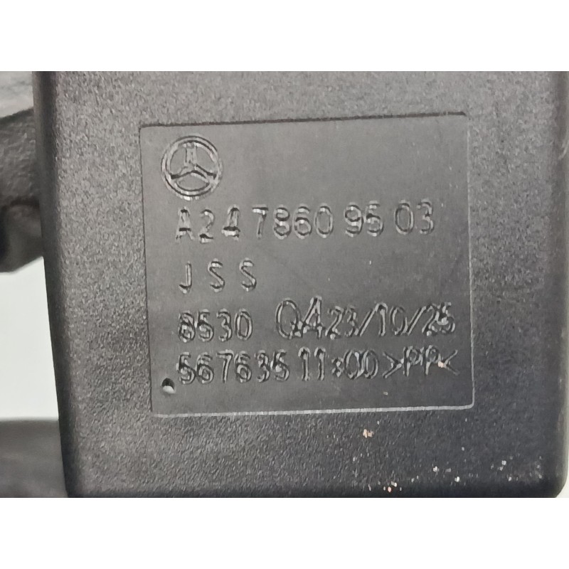 Recambio de anclaje cinturon delantero izquierdo para mercedes-benz clase a (w176) a 220 d (176.003) referencia OEM IAM   