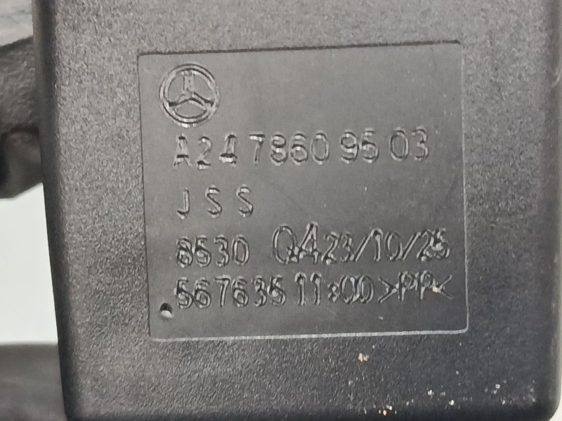 Recambio de anclaje cinturon delantero izquierdo para mercedes-benz clase a (w176) a 220 d (176.003) referencia OEM IAM   