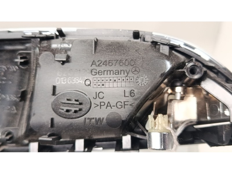 Recambio de maneta interior puerta trasera izquierda para mercedes-benz clase a (w176) a 220 d (176.003) referencia OEM IAM A246
