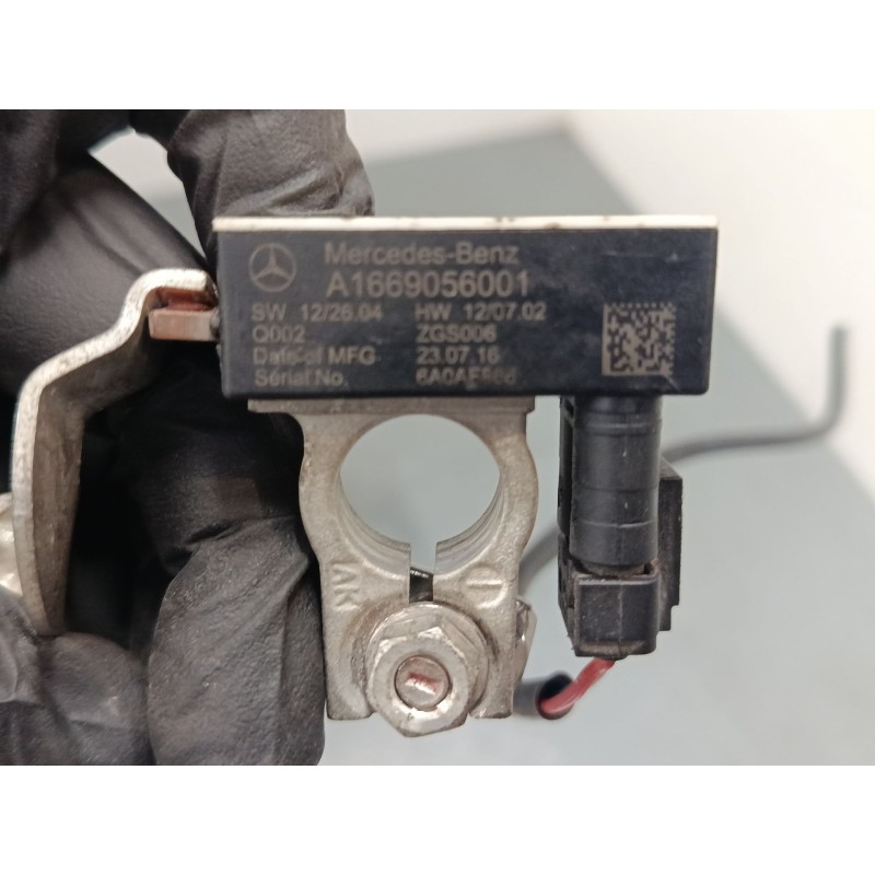 Recambio de sensor de batería borne negativo para mercedes-benz clase a (w176) a 220 d (176.003) referencia OEM IAM A1669056001 