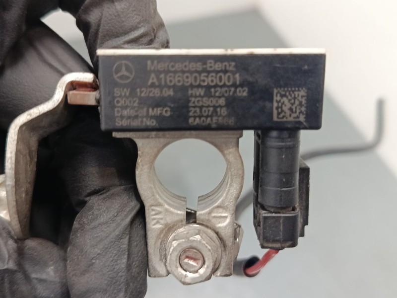 Recambio de sensor de batería borne negativo para mercedes-benz clase a (w176) a 220 d (176.003) referencia OEM IAM A1669056001 