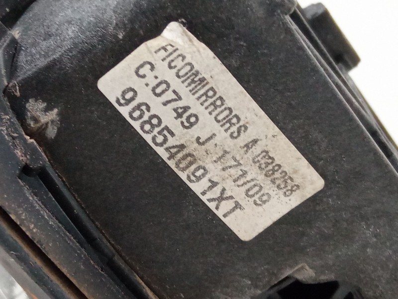 Recambio de retrovisor electrico izquierdo abatible para peugeot 3008 i monospace (0u_) 1.6 vti referencia OEM IAM 96854091XT  