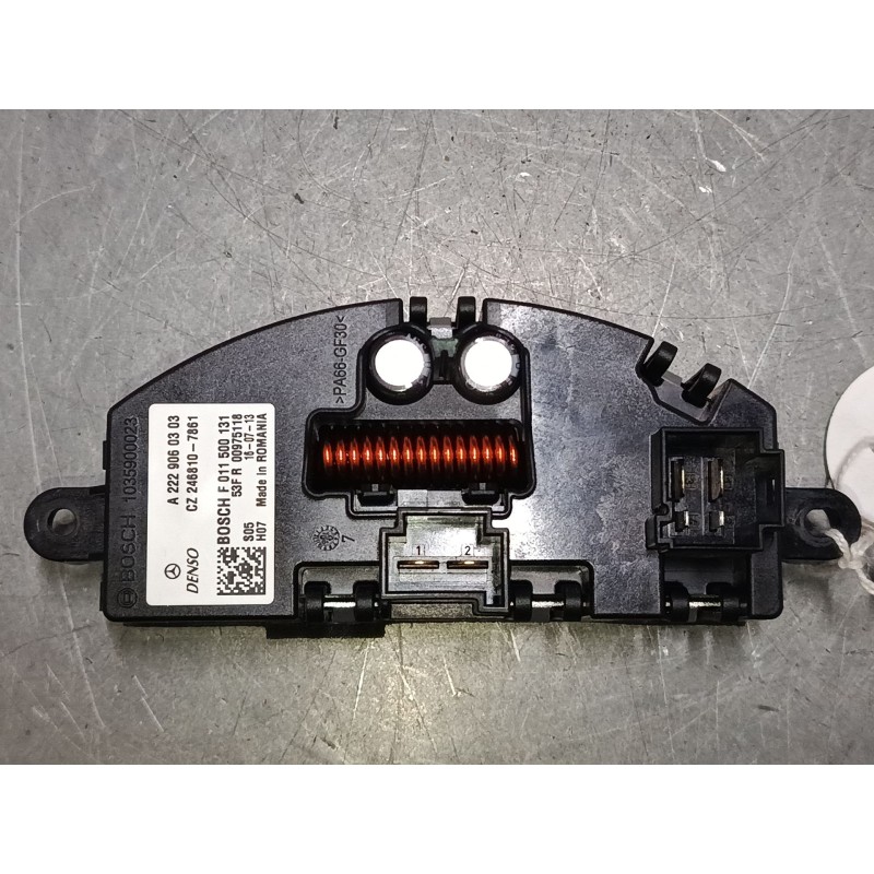 Recambio de resistencia calefaccion para mercedes-benz clase a (w176) a 220 d (176.003) referencia OEM IAM A2229060303  