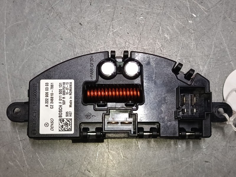 Recambio de resistencia calefaccion para mercedes-benz clase a (w176) a 220 d (176.003) referencia OEM IAM A2229060303  