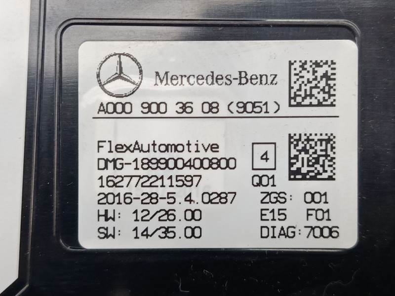 Recambio de luz interior delantera para mercedes-benz clase a (w176) a 220 d (176.003) referencia OEM IAM A00090036089051  
