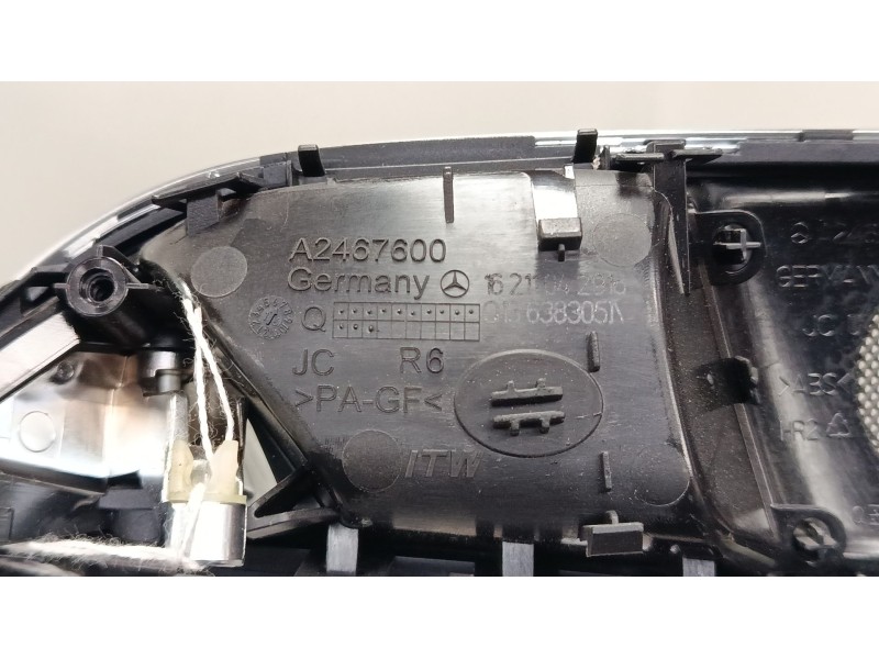 Recambio de maneta interior puerta trasera derecha para mercedes-benz clase a (w176) a 220 d (176.003) referencia OEM IAM A24673