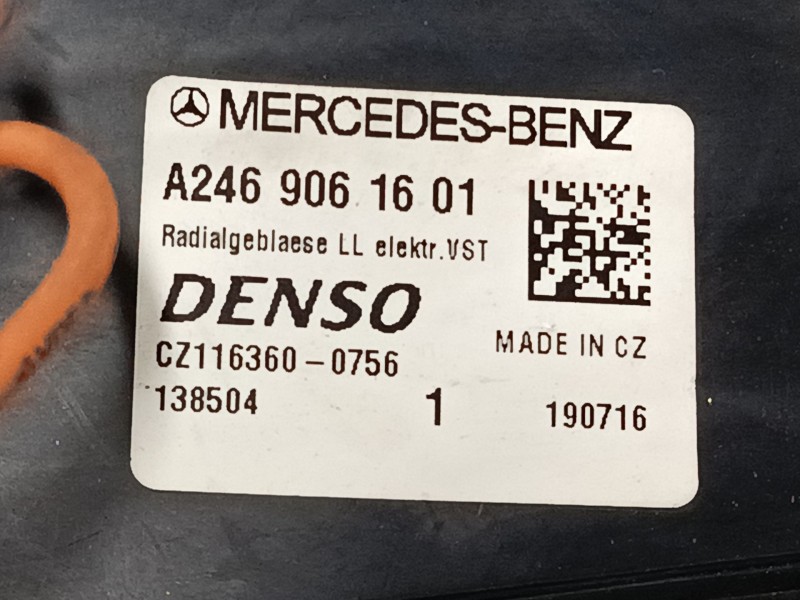 Recambio de motor calefaccion para mercedes-benz clase a (w176) a 220 d (176.003) referencia OEM IAM A2469061601  