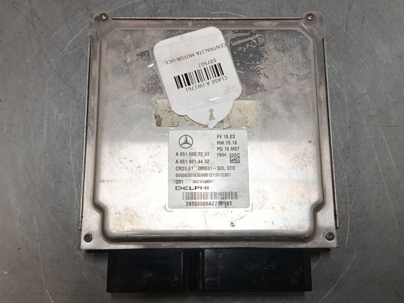 Recambio de centralita motor uce para mercedes-benz clase a (w176) a 220 d (176.003) referencia OEM IAM A6519007003 A6519014402 