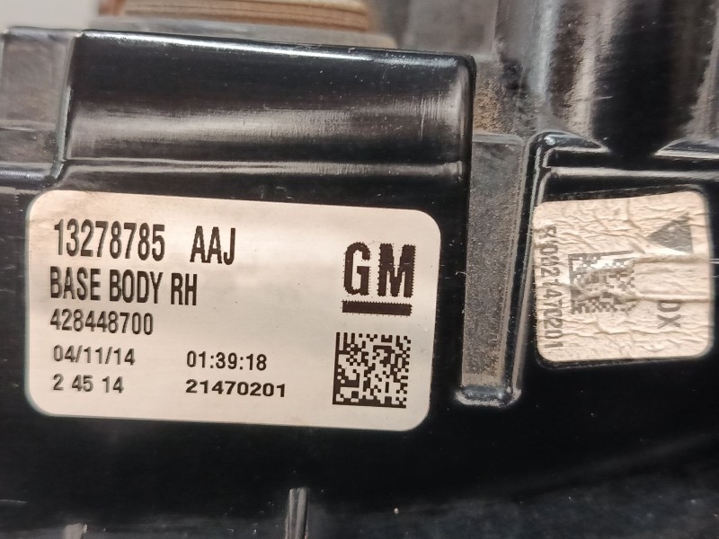 Recambio de piloto trasero derecho para opel zafira tourer c (p12) 2.0 cdti (75) referencia OEM IAM 13278785 428448700 