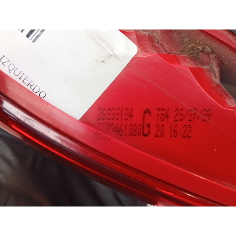 Recambio de piloto trasero porton izquierdo para peugeot 3008 i monospace (0u_) 1.6 hdi referencia OEM IAM 968346180  