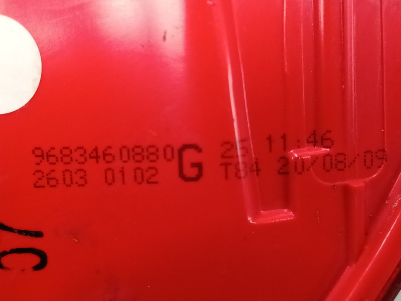 Recambio de piloto trasero izquierdo para peugeot 3008 i monospace (0u_) 1.6 hdi referencia OEM IAM 9683460880  