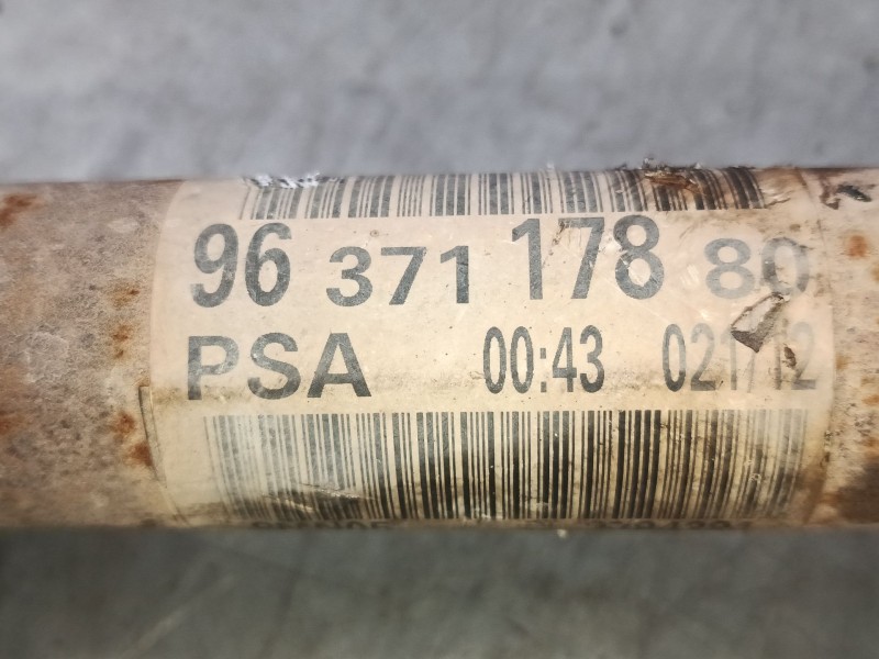 Recambio de transmision delantera derecha para citroën berlingo furgoneta/monovolumen (b9) 1.6 hdi 110 referencia OEM IAM 963711