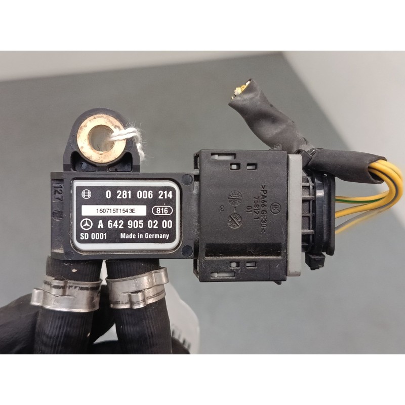 Recambio de sensor presion de gases para mercedes-benz clase a (w176) a 220 d (176.003) referencia OEM IAM 0281006214  