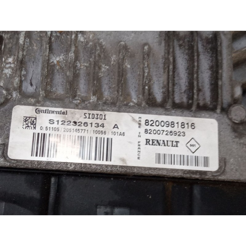 Recambio de centralita motor uce para renault laguna iii (bt0/1) 1.5 dci (bt00, bt0a, bt0t, bt1j) referencia OEM IAM 8200981816 
