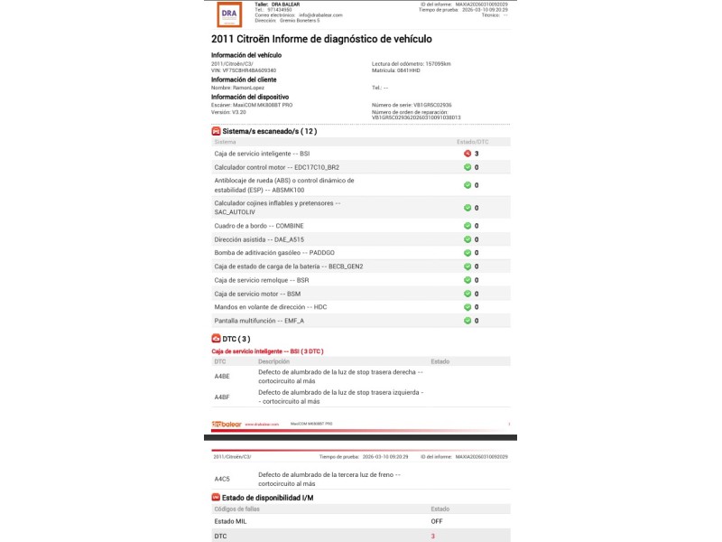 citroën c3 ii (sc_) del año 2011