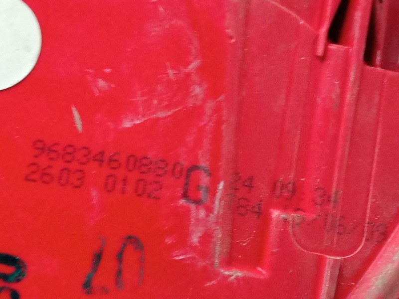 Recambio de piloto trasero izquierdo para peugeot 3008 i monospace (0u_) 1.6 vti referencia OEM IAM 9683460880  