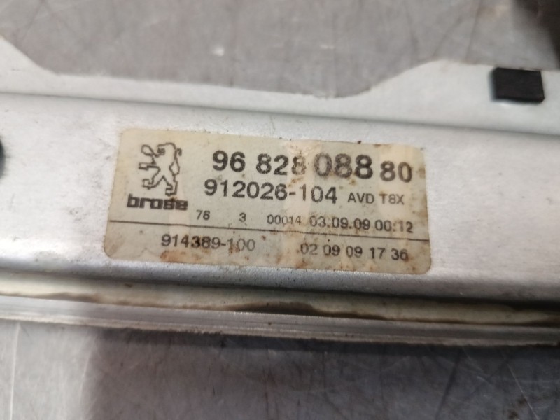 Recambio de elevalunas electrico delantero derecho para peugeot 3008 i monospace (0u_) 1.6 thp referencia OEM IAM 9682808880  