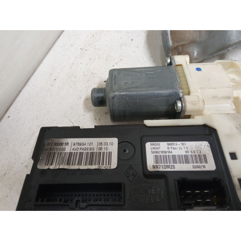 Recambio de elevalunas electrico delantero derecho para renault laguna iii (bt0/1) 1.5 dci (bt00, bt0a, bt0t, bt1j) referencia O