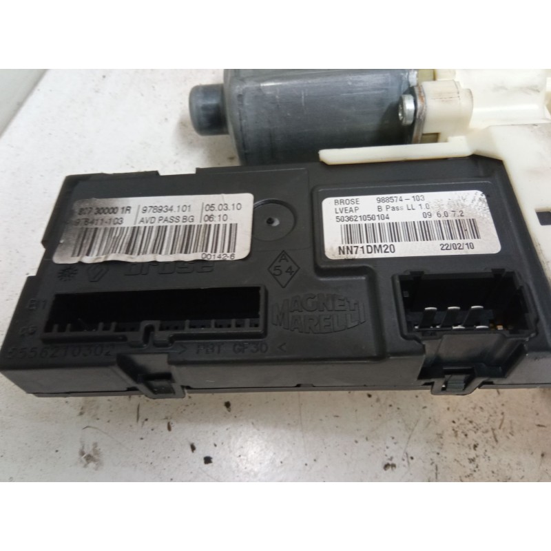 Recambio de elevalunas electrico delantero derecho para renault laguna iii (bt0/1) 1.5 dci (bt00, bt0a, bt0t, bt1j) referencia O
