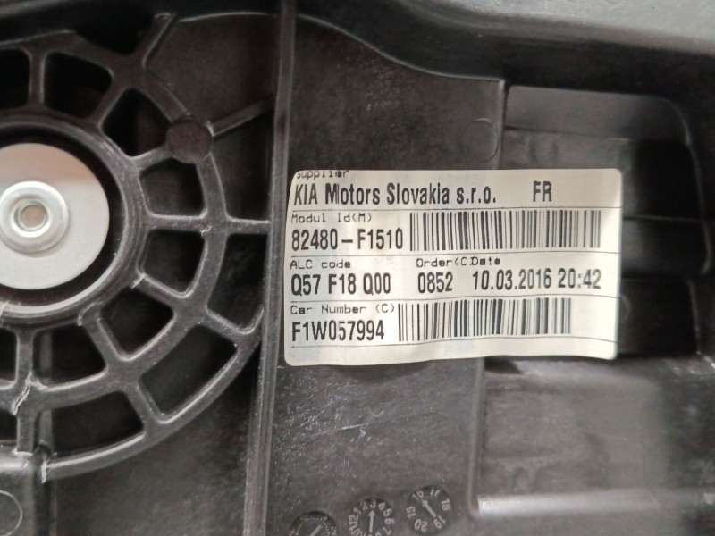 Recambio de elevalunas electrico delantero derecho para kia sportage iv (ql, qle) 1.7 crdi referencia OEM IAM 82480 F15110  