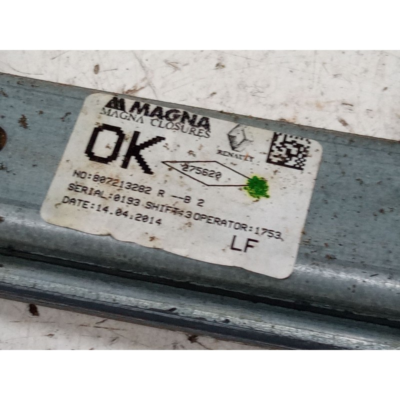 Recambio de elevalunas electrico delantero izquierdo para dacia sandero ii (b8_) 1.5 dci 75 / blue dci 75 (b8jw, b8m4, b8ah, b8m