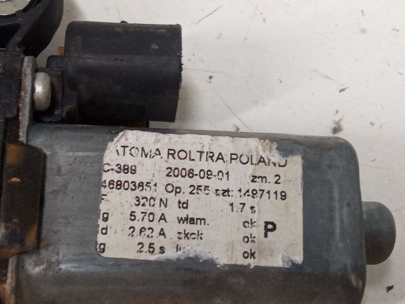 Recambio de elevalunas electrico delantero izquierdo para fiat panda / panda classic (169_) 1.2 (169.axb11, 169.axb1a) referenci