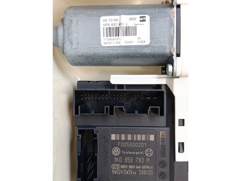 Recambio de elevalunas electrico delantero izquierdo para seat altea (5p1) 2.0 tdi referencia OEM IAM 5P0 837 401J  
