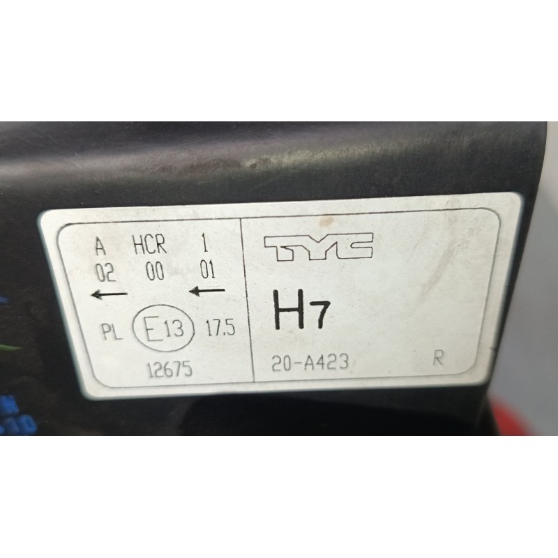 Recambio de faro derecho para opel corsa c (x01) 1.3 cdti (f08, f68) referencia OEM IAM   