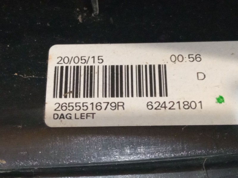 Recambio de piloto trasero izquierdo para dacia duster (hs_) 1.5 dci (hsaj) referencia OEM IAM 265551679R  