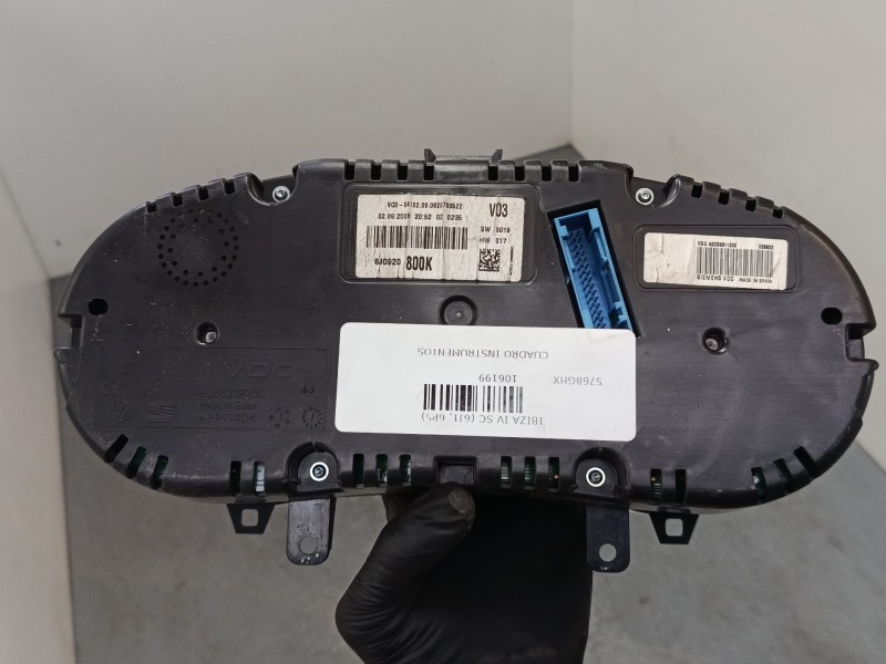 Recambio de cuadro instrumentos para seat ibiza iv sc (6j1, 6p5) 1.4 referencia OEM IAM 6J0920800K  