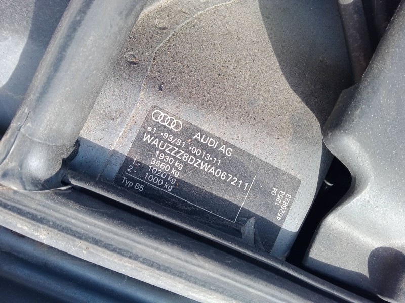 audi a4 b5 (8d2) del año 1997