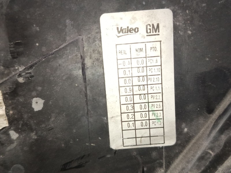 Recambio de faro derecho para opel corsa d (s07) 1.4 (l08, l68) referencia OEM IAM 13186382  