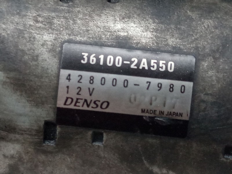 Recambio de motor arranque para hyundai i40 i (vf) 1.7 crdi referencia OEM IAM 361002A550  