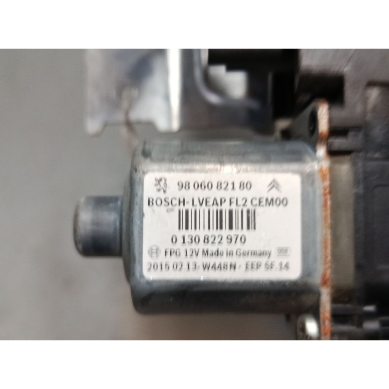 Recambio de elevalunas electrico trasero derecho para peugeot 2008 i (cu_) 1.2 thp 110 / puretech 110 referencia OEM IAM 9806082