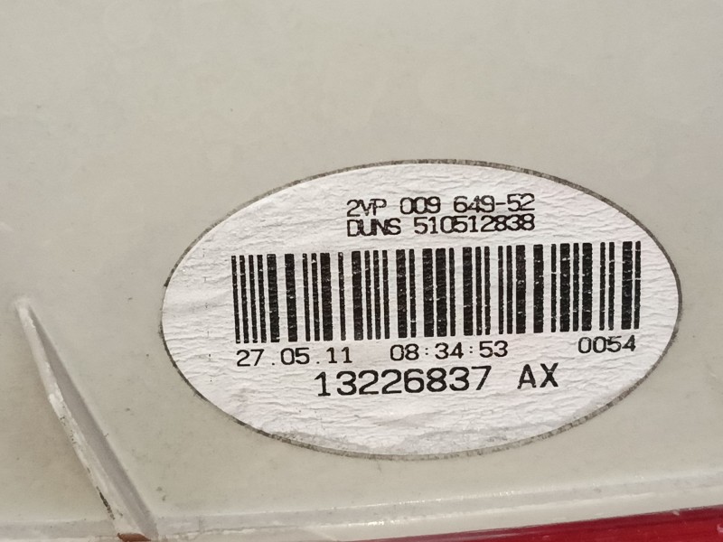 Recambio de piloto trasero derecho para opel insignia a (g09) 2.0 cdti (68) referencia OEM IAM 13226857  