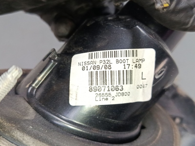 Recambio de piloto trasero porton izquierdo para nissan qashqai i (j10, nj10) 2.0 dci a las 4 ruedas referencia OEM IAM 26555JD8