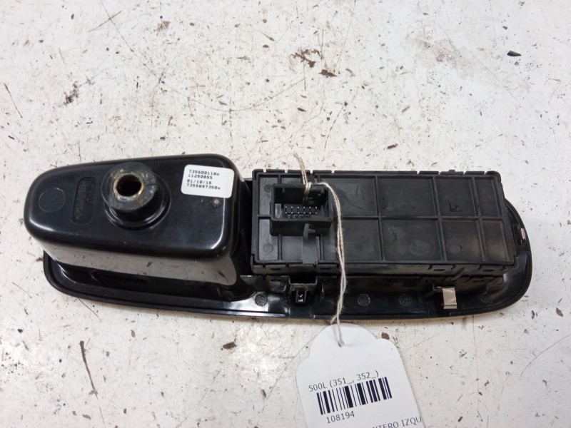 Recambio de mando elevalunas delantero izquierdo para fiat 500l (351_, 352_) 1.4 (199lyb1b) referencia OEM IAM   