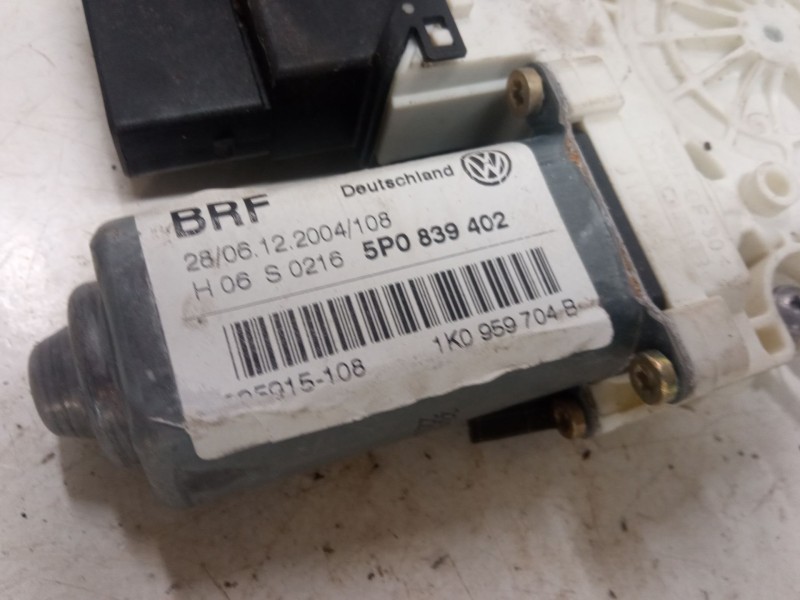 Recambio de elevalunas electrico trasero derecho para seat toledo iii (5p2) 1.9 tdi referencia OEM IAM 5P0839402  
