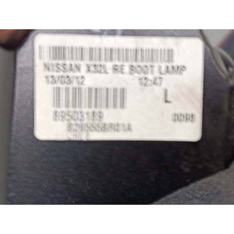 Recambio de piloto trasero porton izquierdo para nissan qashqai i (j10, nj10) 1.5 dci referencia OEM IAM   