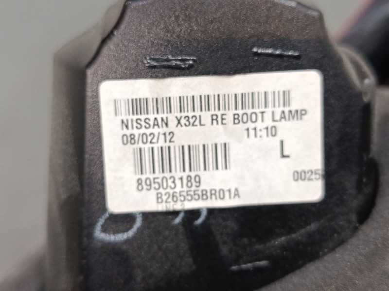 Recambio de piloto trasero porton izquierdo para nissan qashqai i (j10, nj10) 1.6 referencia OEM IAM 89503189  