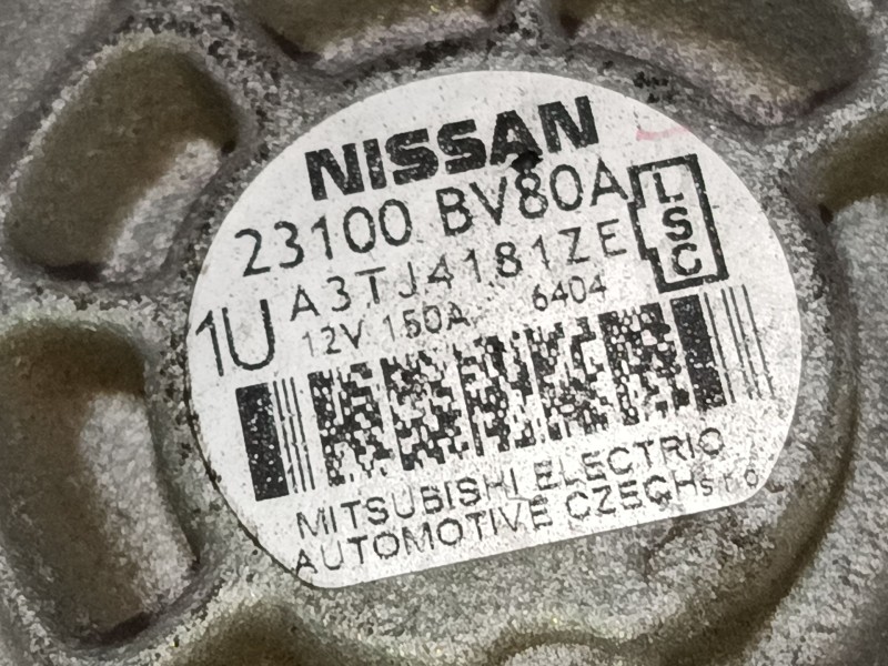 Recambio de alternador para nissan juke (f15) 1.2 dig-t referencia OEM IAM 23100BV80A  