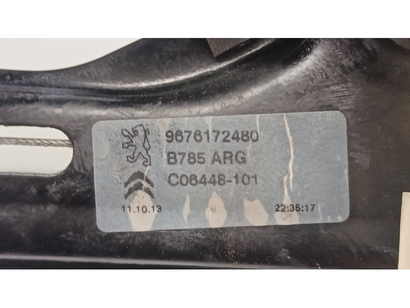 Recambio de elevalunas electrico trasero izquierdo para citroën c4 picasso ii 1.6 hdi 90 referencia OEM IAM 9676172480  