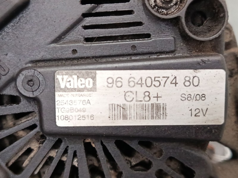 Recambio de alternador para citroën nemo monospace 1.4 hdi referencia OEM IAM 9664057480  