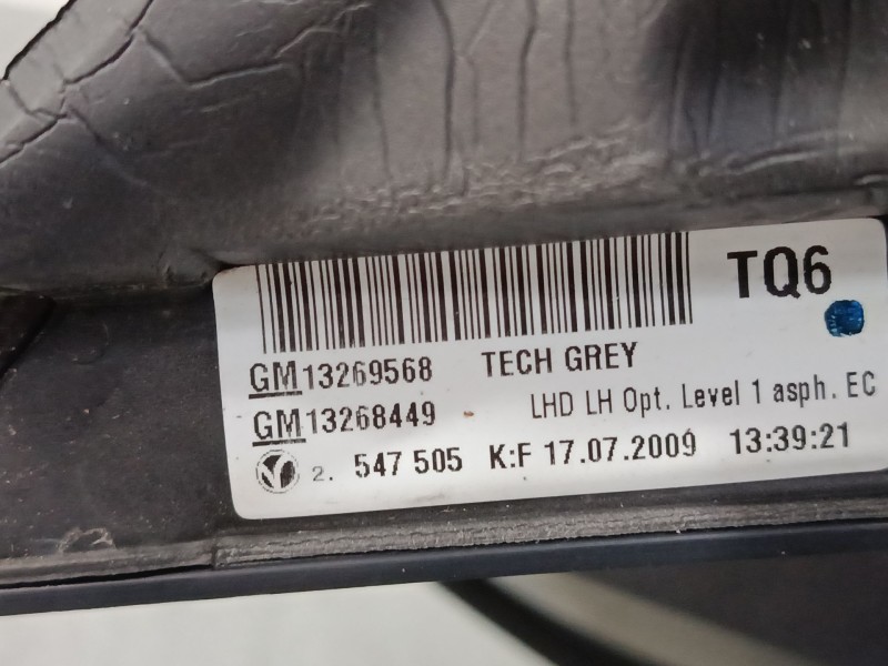 Recambio de retrovisor electrico izquierdo abatible para opel insignia a sports tourer (g09) 2.0 cdti (35) referencia OEM IAM 13