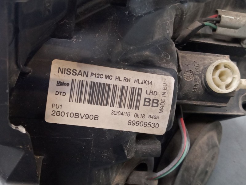 Recambio de faro derecho para nissan juke (f15) 1.2 dig-t referencia OEM IAM 26120BV80C  