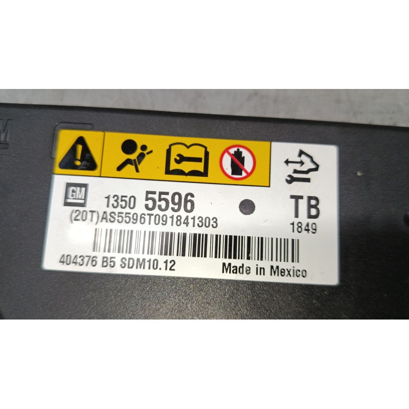 Recambio de centralita airbag para opel insignia a sports tourer (g09) 2.0 cdti (35) referencia OEM IAM 13505596  