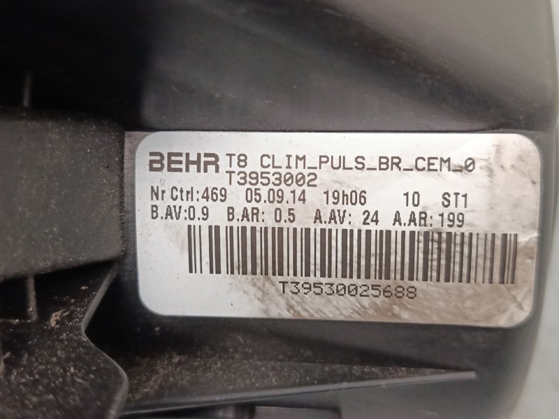 Recambio de motor calefaccion para peugeot 3008 i monospace (0u_) 1.6 hdi referencia OEM IAM T3953002  