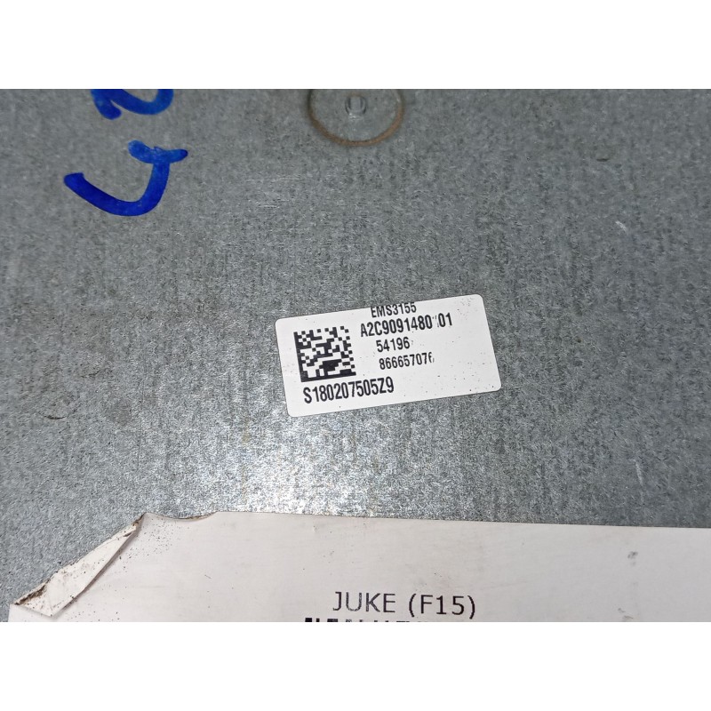 Recambio de centralita motor uce para nissan juke (f15) 1.2 dig-t referencia OEM IAM 23710HY01C a2c99597900 